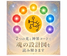 7つの光と神界コードで魂の設計図を読み解きます ご依頼者様だけの宇宙文字を降ろします