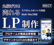 丸投げOK！高品質なLPをデザイン〜実装します プロチームが徹底品質管理！売れるLPを制作・実装します