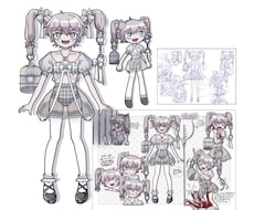 キャラクターデザイン、立ち絵制作します