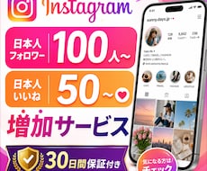 インスタ 日本人フォロワーといいねを増やします イメージ1