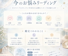 今のお悩みを星とカードから読み解きます イメージ1