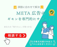 META広告（インスタグラム）レクチャーします 【自分で運用できる】コスパ良く学べる運用&設定見直し