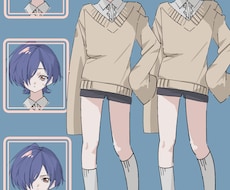 あなたのキャラを丁寧にTRPG立ち絵にします イメージ1