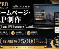 高品質なLPを最短翌日初稿で制作します イメージ1