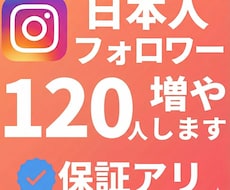 インスタグラム日本人120人増やします イメージ1