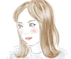 手描き感のあるお洒落なガールズイラスト描きます SNSアイコン画像、WEBページ挿絵に