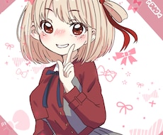 可愛い女の子のアイコンや1枚絵を描きます イメージ1