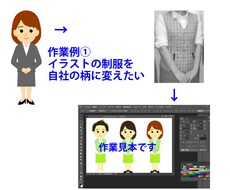 簡単な画像加工をします 資料作成等の際にちょっとイラストを手直ししたい等