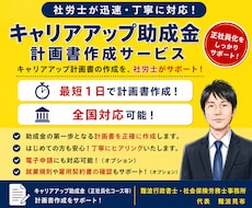 社労士がキャリアアップ助成金の計画書を作成します キャリアアップ助成金の第一歩！社労士が計画書作成をサポート