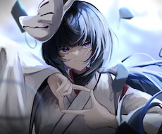 ダークな世界観でキャラクターイラストをお描きします イメージ1
