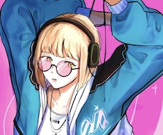 立ち絵やアイコン等アニメ調のイラスト制作します イメージ1