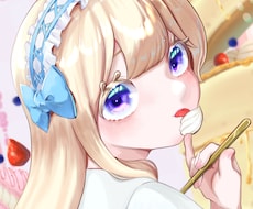 厚塗り可愛いアイコンイラスト描きます イメージ1