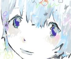 コラージュ感のある可愛いアイコンを作成します イメージ1