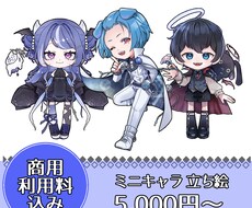 ミニキャラ１枚絵描きます かわいいミニキャラいかがですか