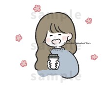 アイコンにぴったりなゆるゆる似顔絵作成します