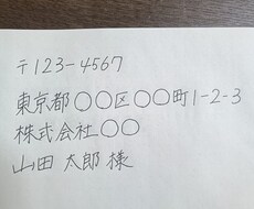 読みやすく品のあるペン字で宛名等、丁寧に代筆します イメージ1