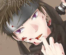 アイコンイラスト作成します SNSのアイコン等ネット上で使用できるイラスト作成いたします