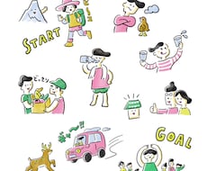 アイキャッチになるイラスト&デザイン作成します ファミリー層や女性向けの愛らしいタッチのデザインが得意です。