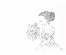 ボールペン、色鉛筆で絵を描きます SNSのサムネイルやオリジナルのイラストが欲しい方など
