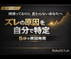 結果が出ない原因を自分で特定できるPDF提供します 自分では気付けないズレを整理し次の一手を明確化