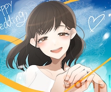 ポストカードサイズのイラスト作成致します イメージ1