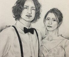 そっくりリアルな似顔絵描きます イメージ1