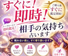 お急ぎの方向け！相手の気持ちをスピード鑑定します イメージ1