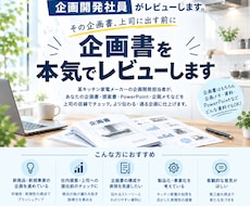 企画書を上司に出す前に本気でレビューします イメージ1