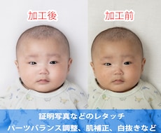 人物写真の肌修正や明るさを補正します イメージ1