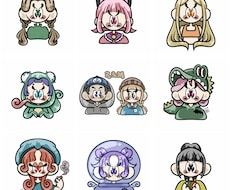 個性的なPOPアイコンお描きします イメージ1