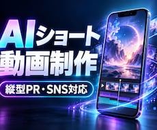 AIで縦型ショート動画を制作します イメージ1