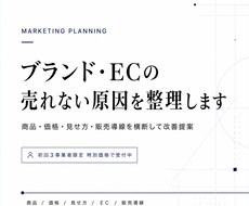 ブランド・ECの売れない原因を整理します イメージ1