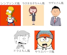 色々なアニメの絵柄でイラストを描きます 面白い･個性的なアイコンやイラストが欲しい方へ