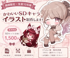 商用利用可！かわいいSDキャラ描きます イメージ1