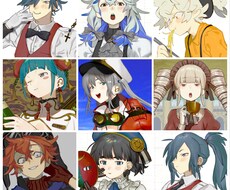 SNSアイコン向けイラストを描きます 正方形キャンバスなので各種SNSのアイコンなどにどうぞ