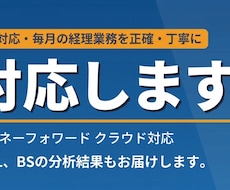 MFC対応・毎月の経理業務を正確に対応します イメージ1