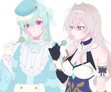 即日納品可能！シンプル可愛いイラストお描きします イメージ1
