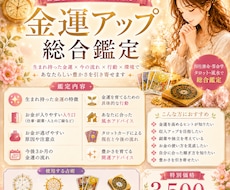 あなたの金運を育てる鑑定でます イメージ1