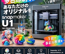 お持ち込みの3Dモデルをカラフルに印刷します イメージ1