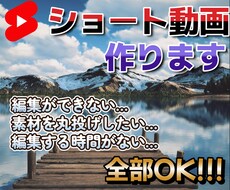 ショート動画編集します イメージ1