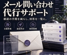 メールの問い合わせと回答整理を代行します イメージ1
