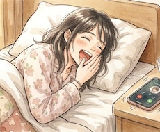 寝坊したくない時、電話をかけて、優しく起こします イメージ1