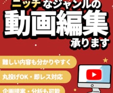 動画を編集いたします イメージ1