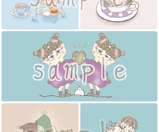 目を引くオシャレで個性的なアイコン描きます イメージ1