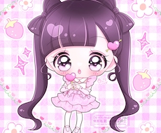 ゆめかわ♡ミニキャライラスト制作します 使いやすい可愛いファンシーなSDキャライラストを制作します！