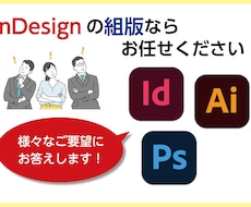InDesign組版作業いたします イメージ1