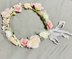 花冠（造花使用）をお作りします あなたの理想を詰め込んだ【世界にひとつ】で素敵な思い出を♫