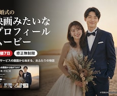 Netflix風プロフィールムービーを作ります イメージ1