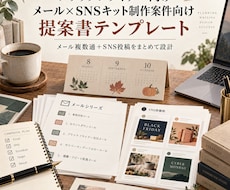 セール時期メール・SNSキット制作提案書作成します イメージ1