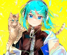 鮮やかなキャラクターイラスト制作いたします TRPGの立ち絵、SNSのヘッダー、MVイラストなどに！